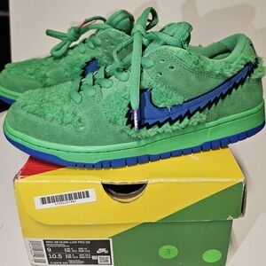 9M - Nike SB Dunk Low Pro Grateful Dead Bears Green w/ OG Box